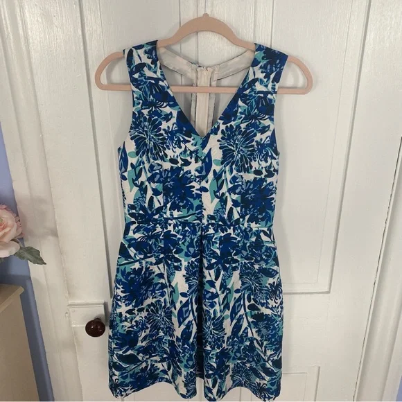 h&m pleated floral dress NWT Rokh x H&M Floral Printed Pleated Skirt Blue/floral Sizes 4, 6, 8, 10